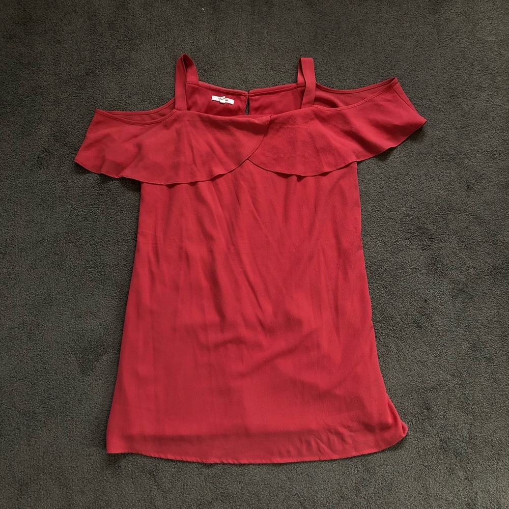 Coral Strapped Dress